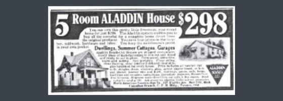 Ad for Aladdin Home