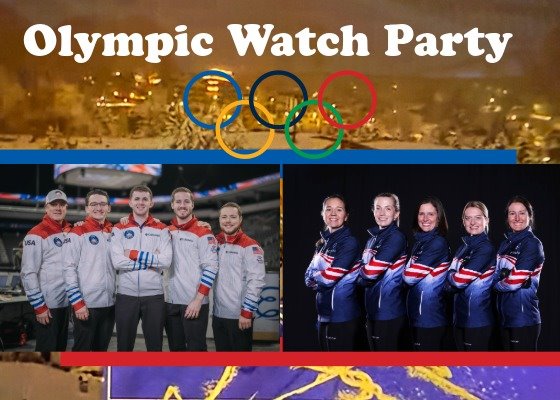 Olympic Watch Party, Team Casper, Team Peterson
