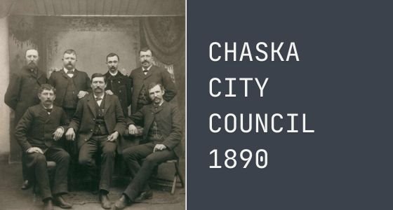 Chaska City Council Members in 1890