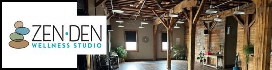 Zen Den Wellness Studio logo, yoga studio in Chaska Mill