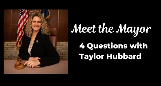 Taylor Hubbard headshot, meet the mayor, 4 questions with Taylor Hubbard
