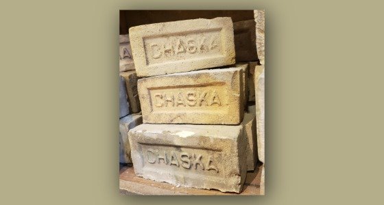 Original Chaska bricks stacked up