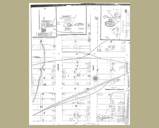 Sanborn insurance map from 1891