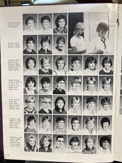 A glimpse into the 1985 Hawk yearbook from Chaska High School.