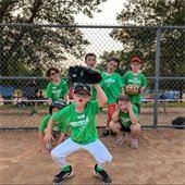 kids playing baseball