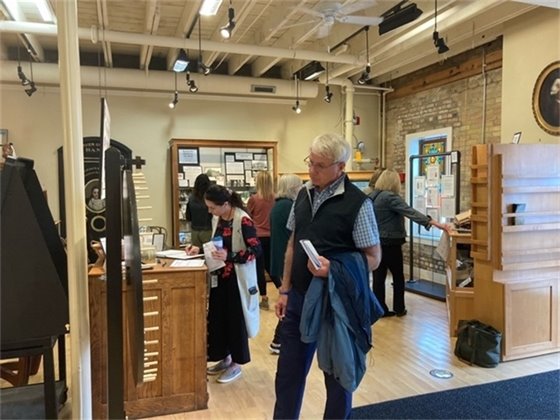 County Health Nurses come to explore the Health and Wellness in Chaska exhibit.