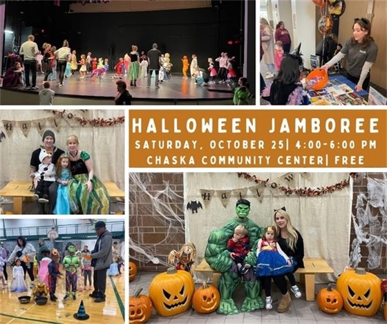 Halloween Jamboree, Saturday, October 25, 4-6PM, FREE family event at the Chaska Community Center