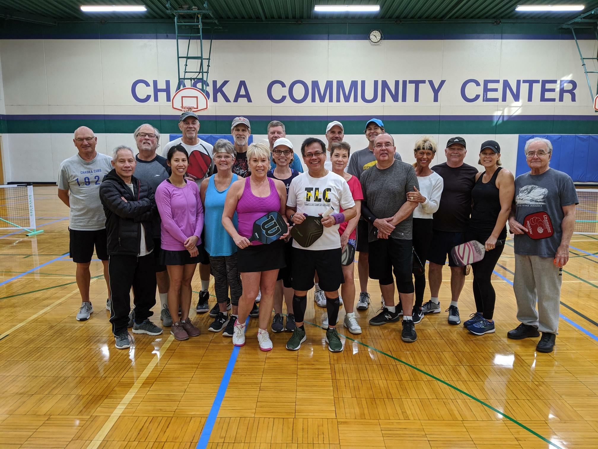 Group of Pickleball Players
