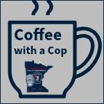Coffee with a Cop, coffee mug outline, Chaska PD logo