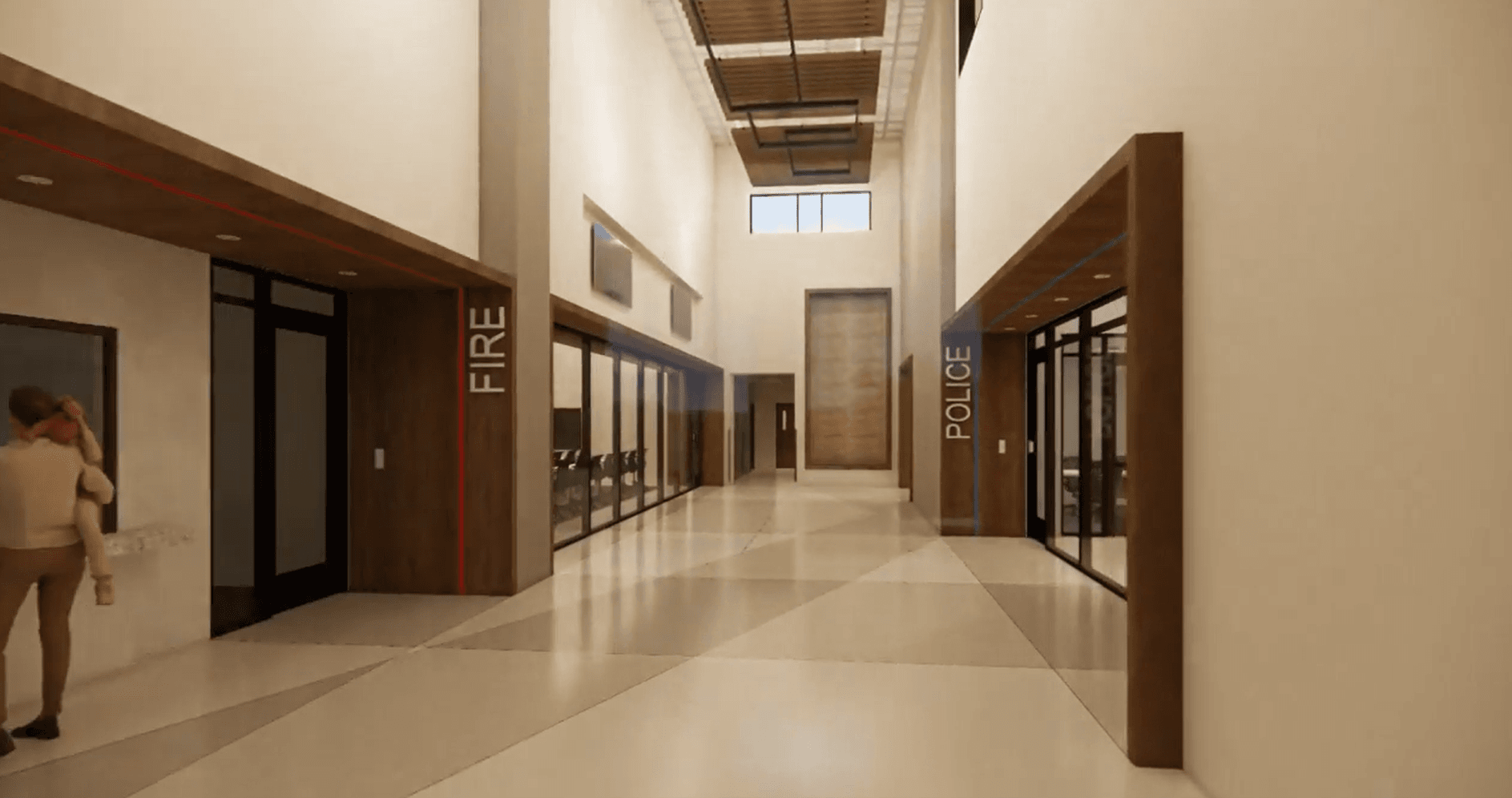 View of lobby from entrance