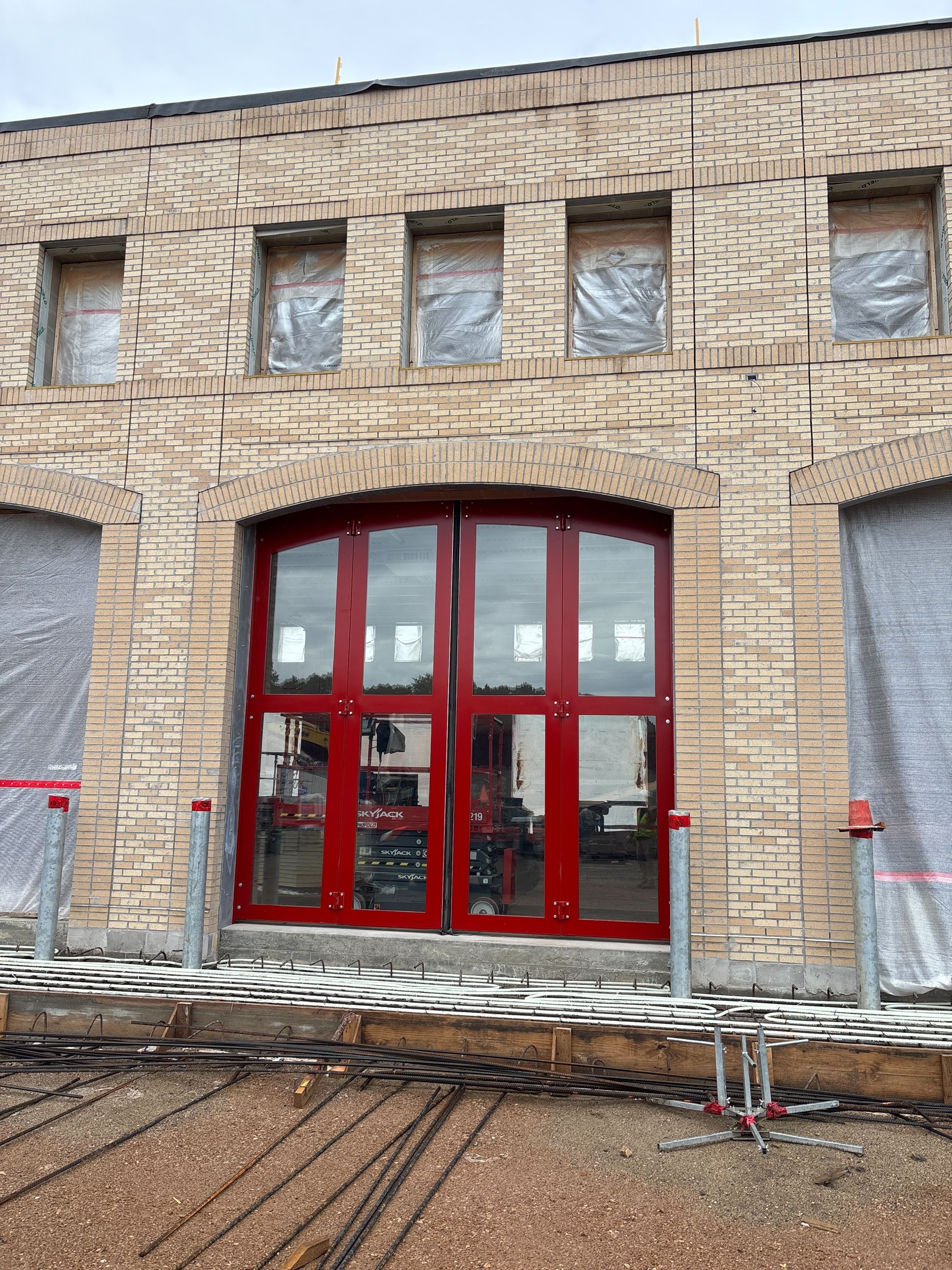 Fire Garage Doors at the Public Safety Facility