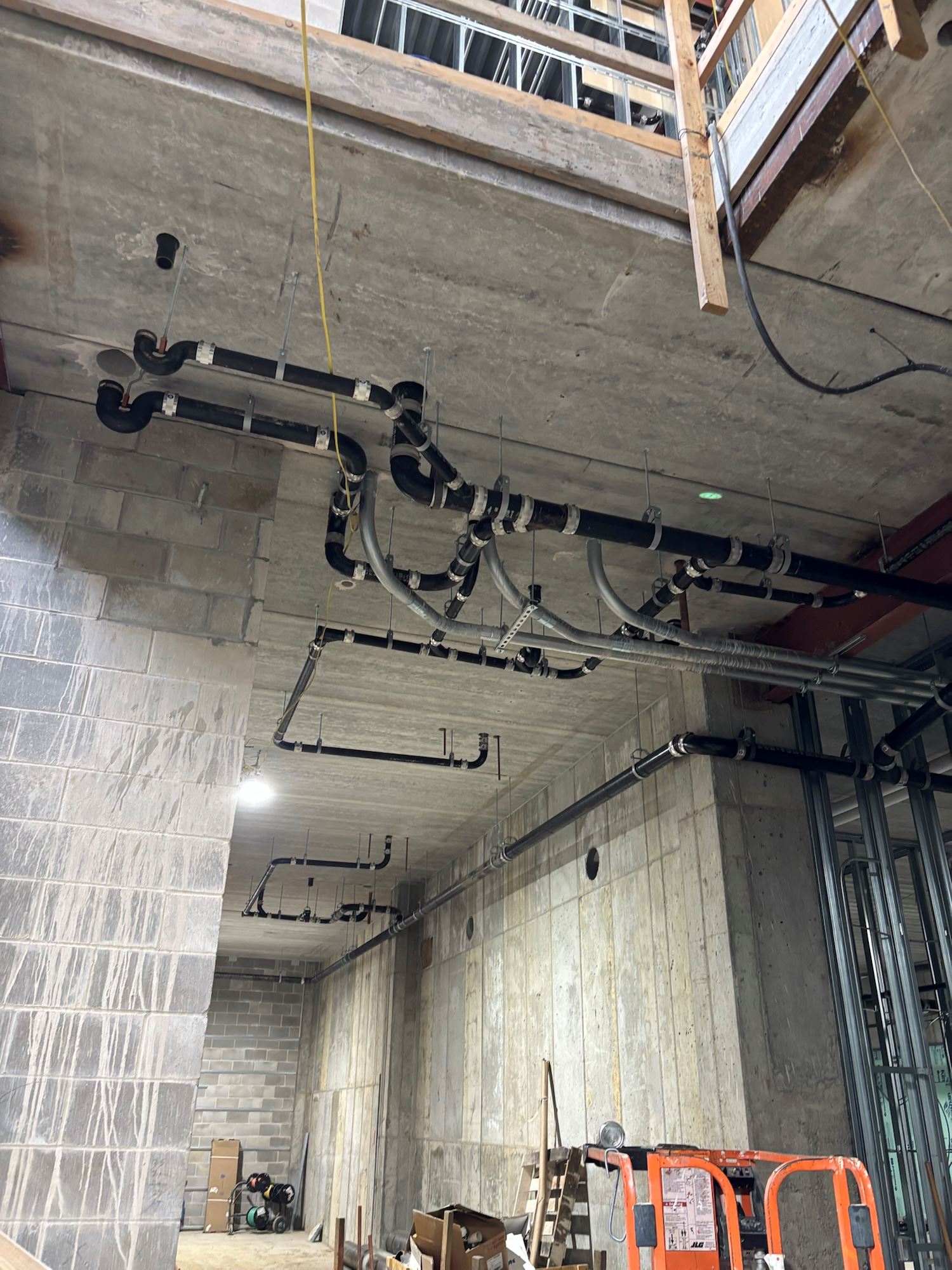 MEP Rough Ins Basement